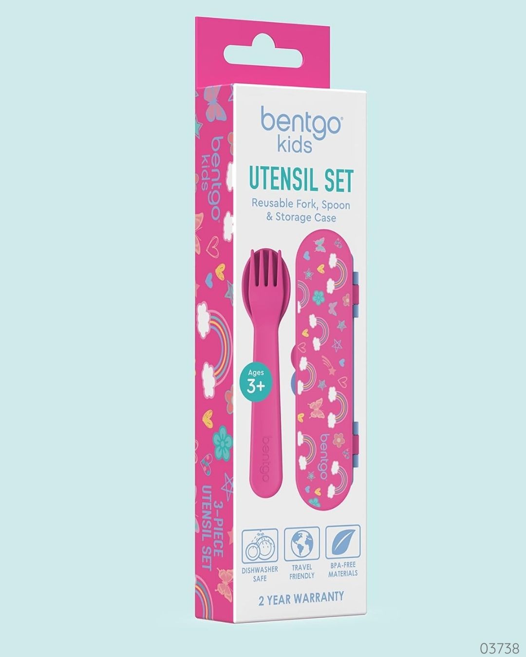 TENEDOR Y CUCHARA BENTGO MARIPOSA
