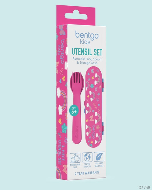 TENEDOR Y CUCHARA BENTGO MARIPOSA