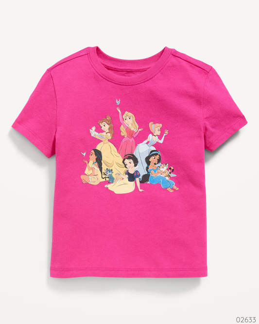CAMISA DE PRINCESAS ROSADA