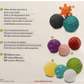 SET DE PELOTAS TEXTURIZADAS INFANTINO