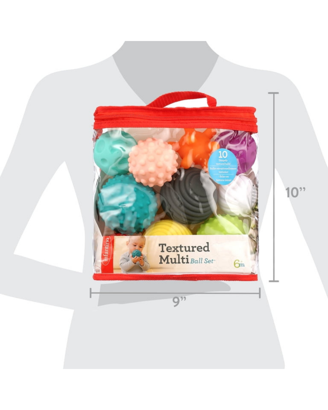 SET DE PELOTAS TEXTURIZADAS INFANTINO