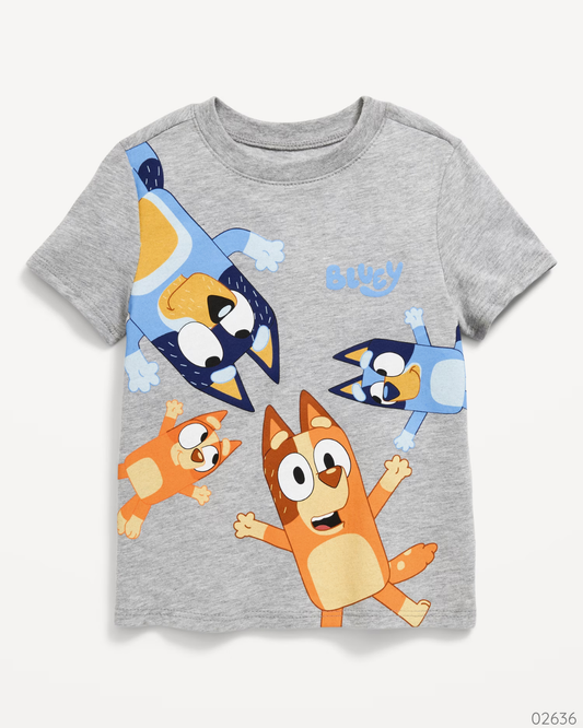 CAMISA BLUEY Y BINGO GRIS