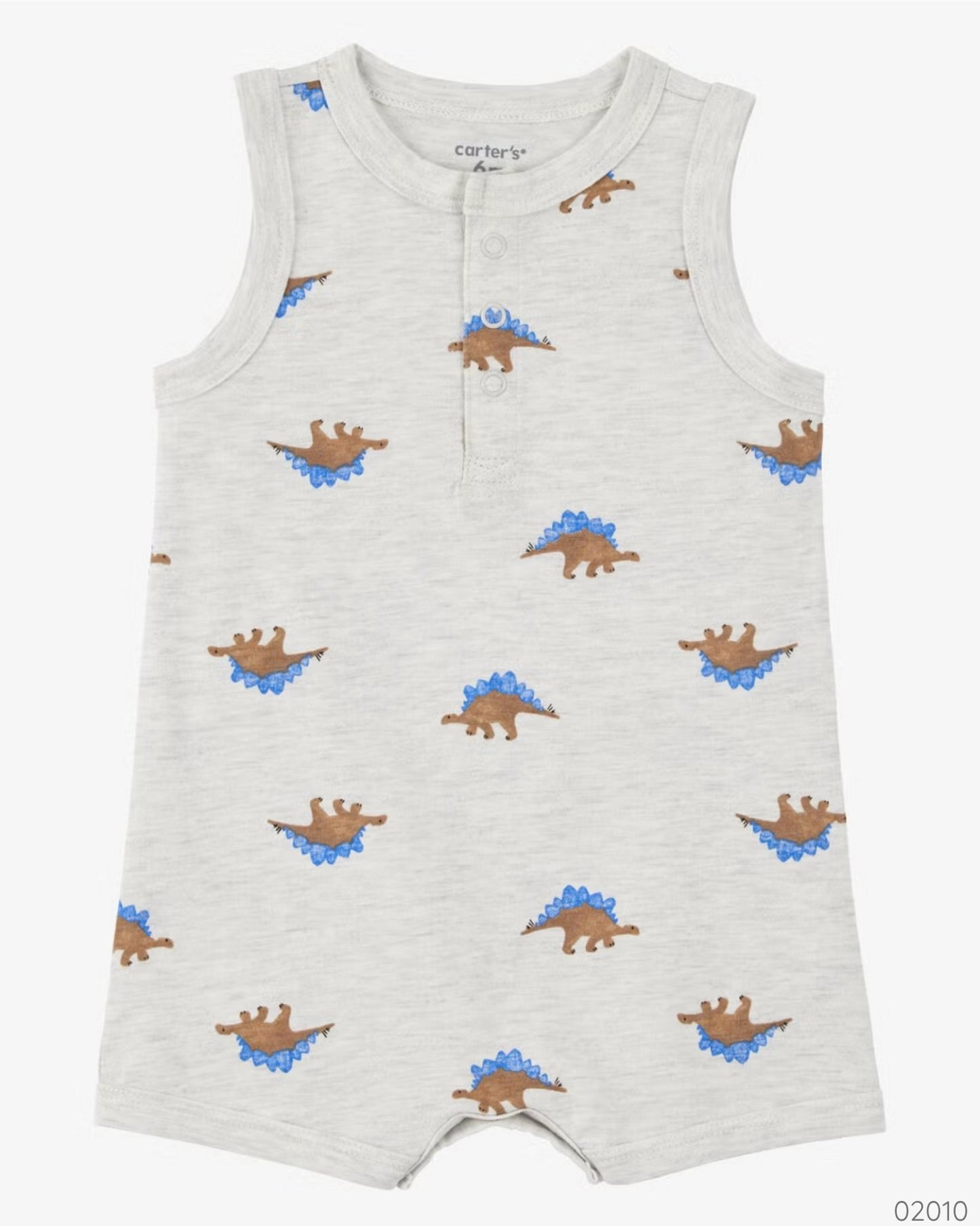 ROMPER GRIS DINOSAURIOS CARTERS