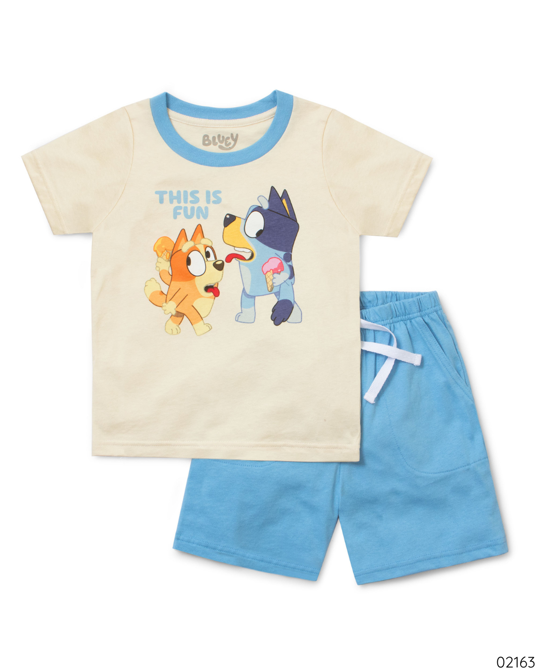 TRAJE 2 PZS BLUEY CONOS