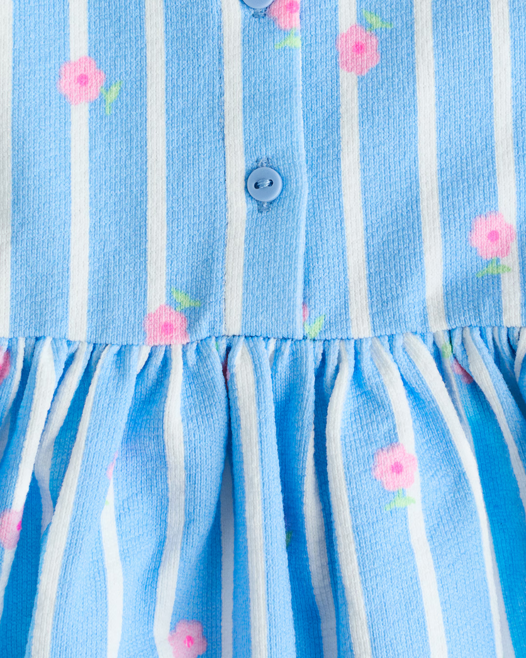 VESTIDO FLORES AZUL