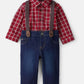 TRAJE 2PZS PANTALON AZUL TIRANTES