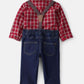 TRAJE 2PZS PANTALON AZUL TIRANTES