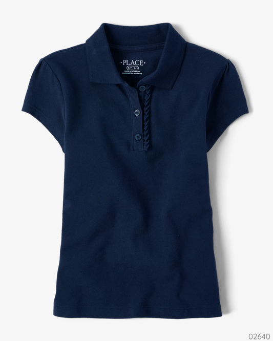 CAMISA AZUL PIQUE POLO PLACE