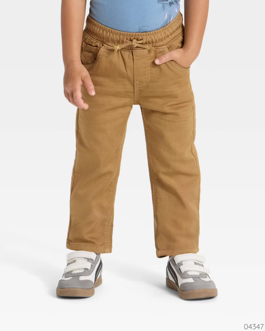 PANTALON PULL ON RECTO CAFÉ CAT & JACK