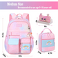 SET MOCHILA ARCOIRIS 3 PZS ROSADA