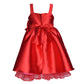 VESTIDO ELEGANTE ROJO CHONGO CINTURA BONNIE JEAN