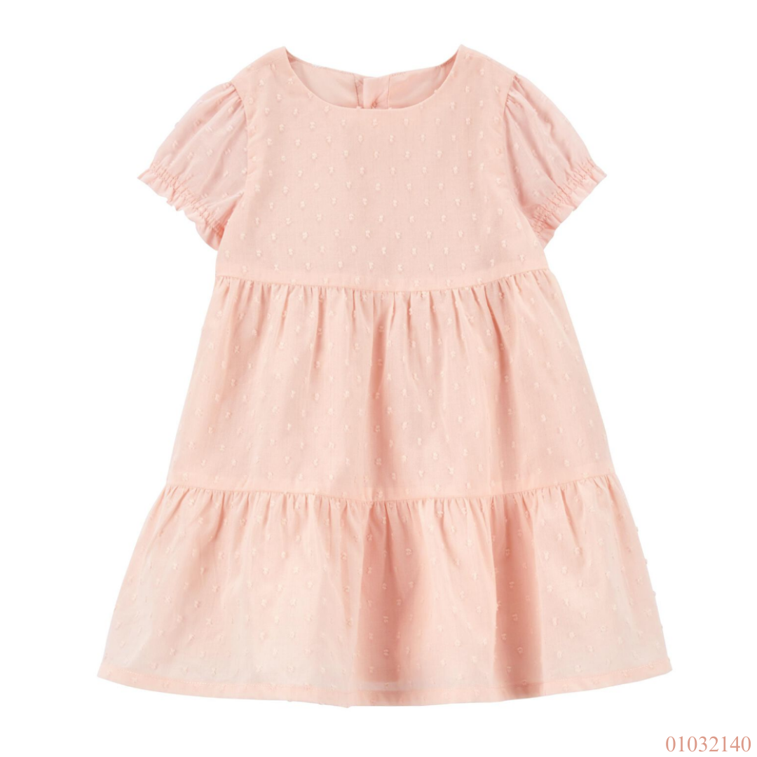 VESTIDO BEBE NIÑA CARTERS ROSADO