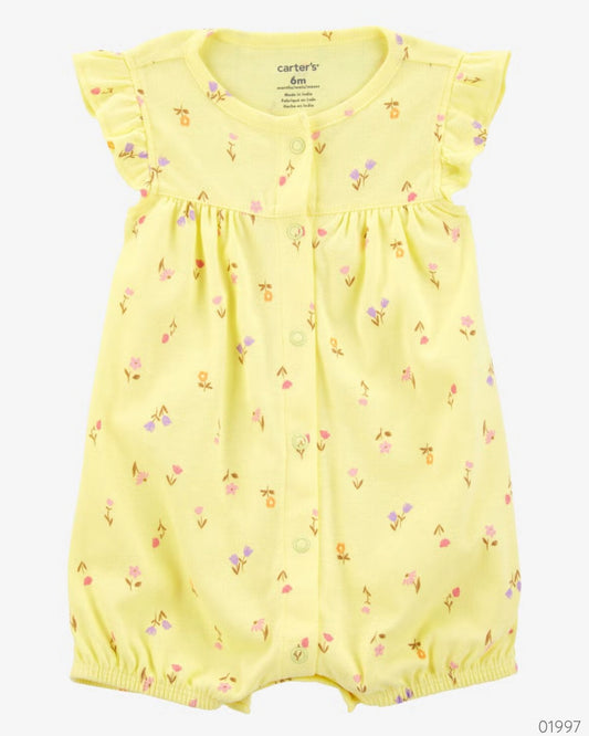ROMPER AMARILLO FLORES CARTERS