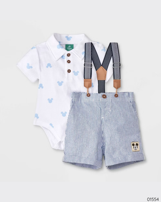 TRAJE 2 PZS MICKEY MOUSE TIRANTE