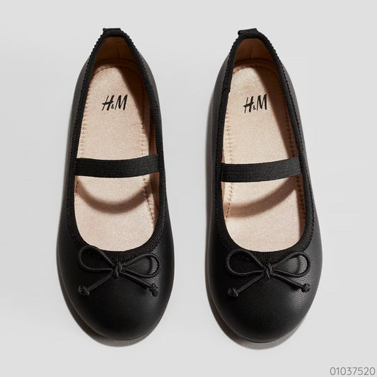 ZAPATOS NEGROS CHONGO H&M FLATS