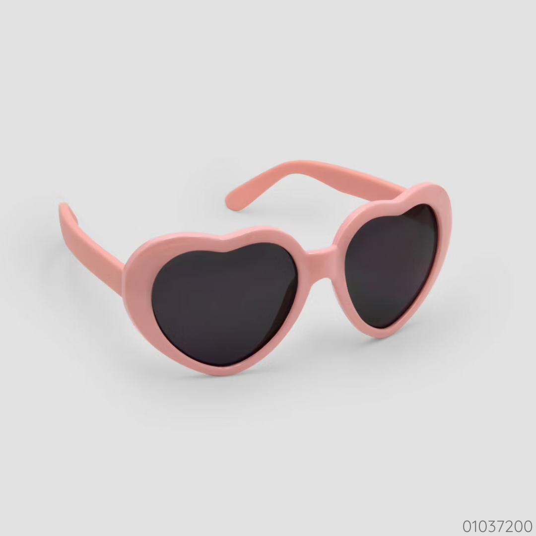 LENTES ROSADOS CORAZON CARTERS