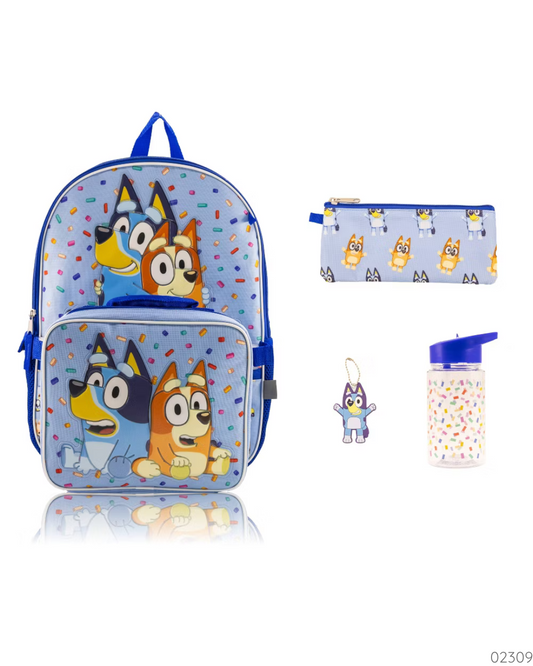 SET MOCHILA BLUEY 5 PZS
