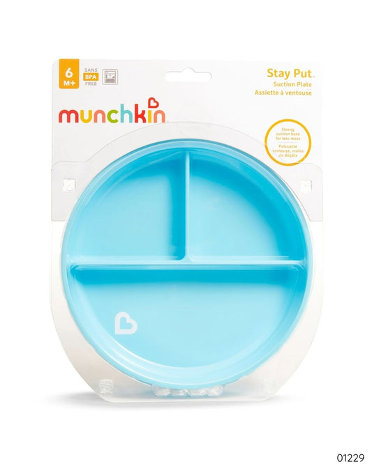 PLATO AZUL MUNCHKIN ADHERIBLE AZUL