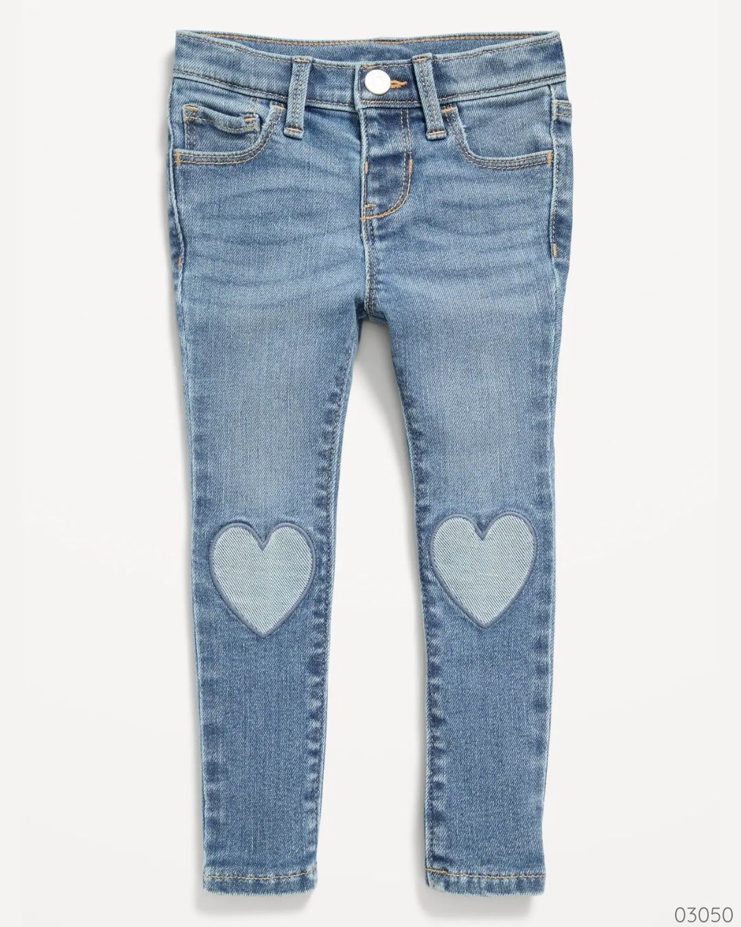 PANTALON JEAN OLD NAVY CORAZON AZUL CLARO