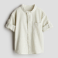 CAMISA MNGA LARGA H & M VERDE