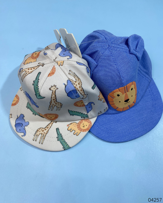 GORRA ZOOLOGICO BLANCA AZUL