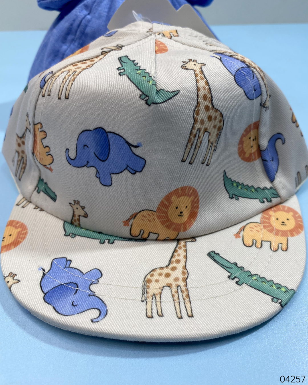 GORRA ZOOLOGICO BLANCA AZUL