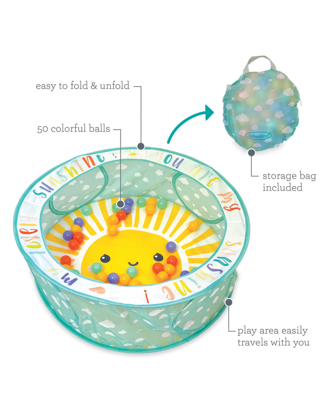 PISCINA DE PELOTAS 35" SUNSHINE