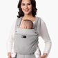 PORTA BEBE ERGONOMIC MALLA TRANSPIRABLE GRIS