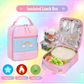 SET MOCHILA ARCOIRIS 3 PZS ROSADA