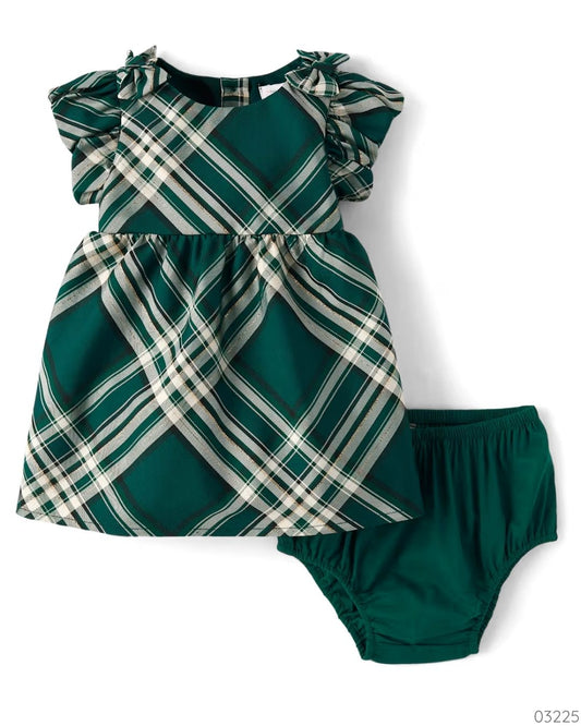 VESTIDO CHILDRENS PLACE VERDE BABY