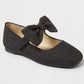 ZAPATOS NEGROS PUNTA CUADRADA CAT & JACK