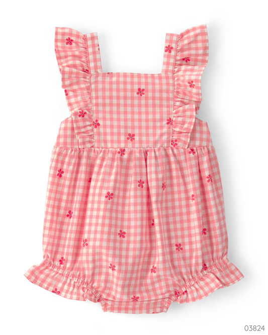 ROMPER ROSADO FLORES