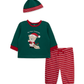 TRAJE 1ST CHRISTMAS OSO GORRO VERDE