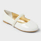 ZAPATOS BLANCOS CAT&JACK FLORCITAS
