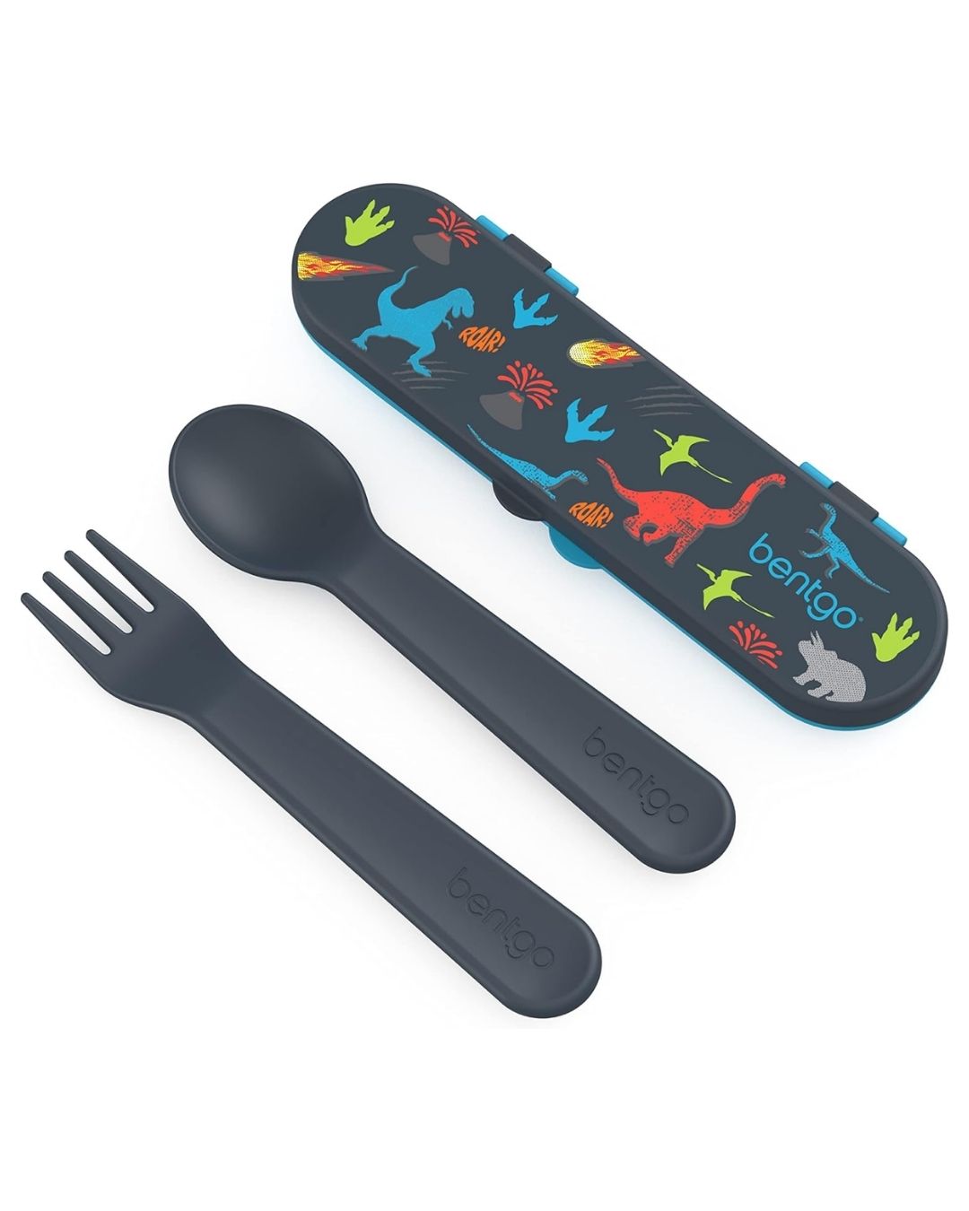 TENEDOR Y CUCHARA BENTGO DINOS