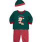 TRAJE 1ST CHRISTMAS OSO GORRO VERDE