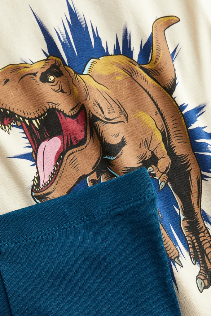 TRAJE H&M JURASSIC WORLD AZUL