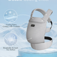 PORTA BEBE ERGONOMIC MALLA TRANSPIRABLE GRIS