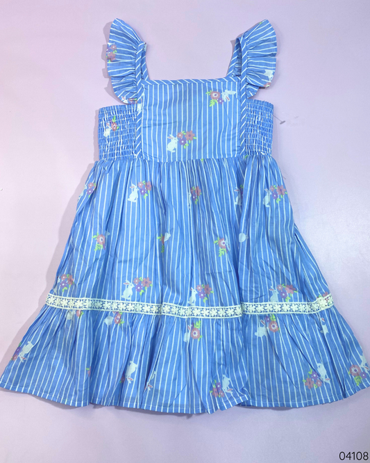 VESTIDO AZUL CONEJO
