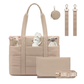 PAÑALERA LOVEVOOK CON CAMBIADOR BEIGE