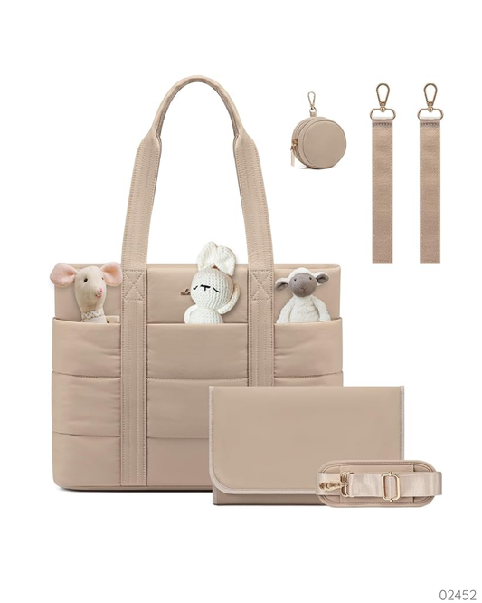 PAÑALERA LOVEVOOK CON CAMBIADOR BEIGE