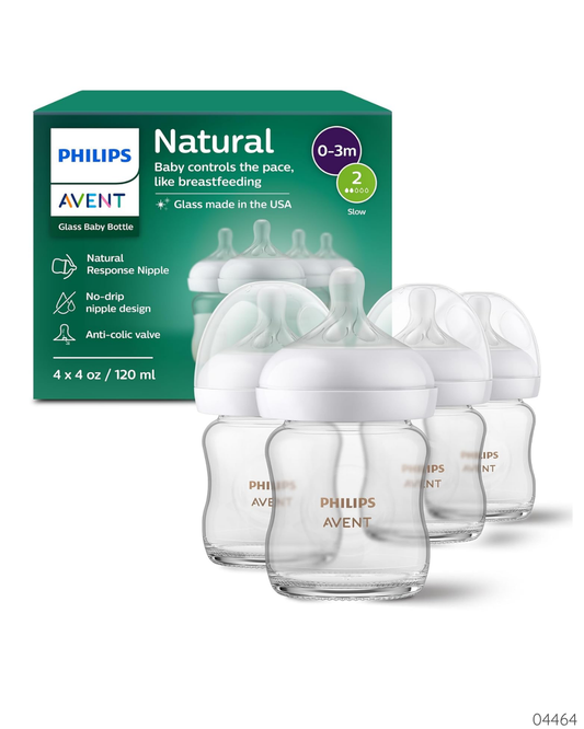 PEPES AVENT GLASS SET 4 X 4OZ
