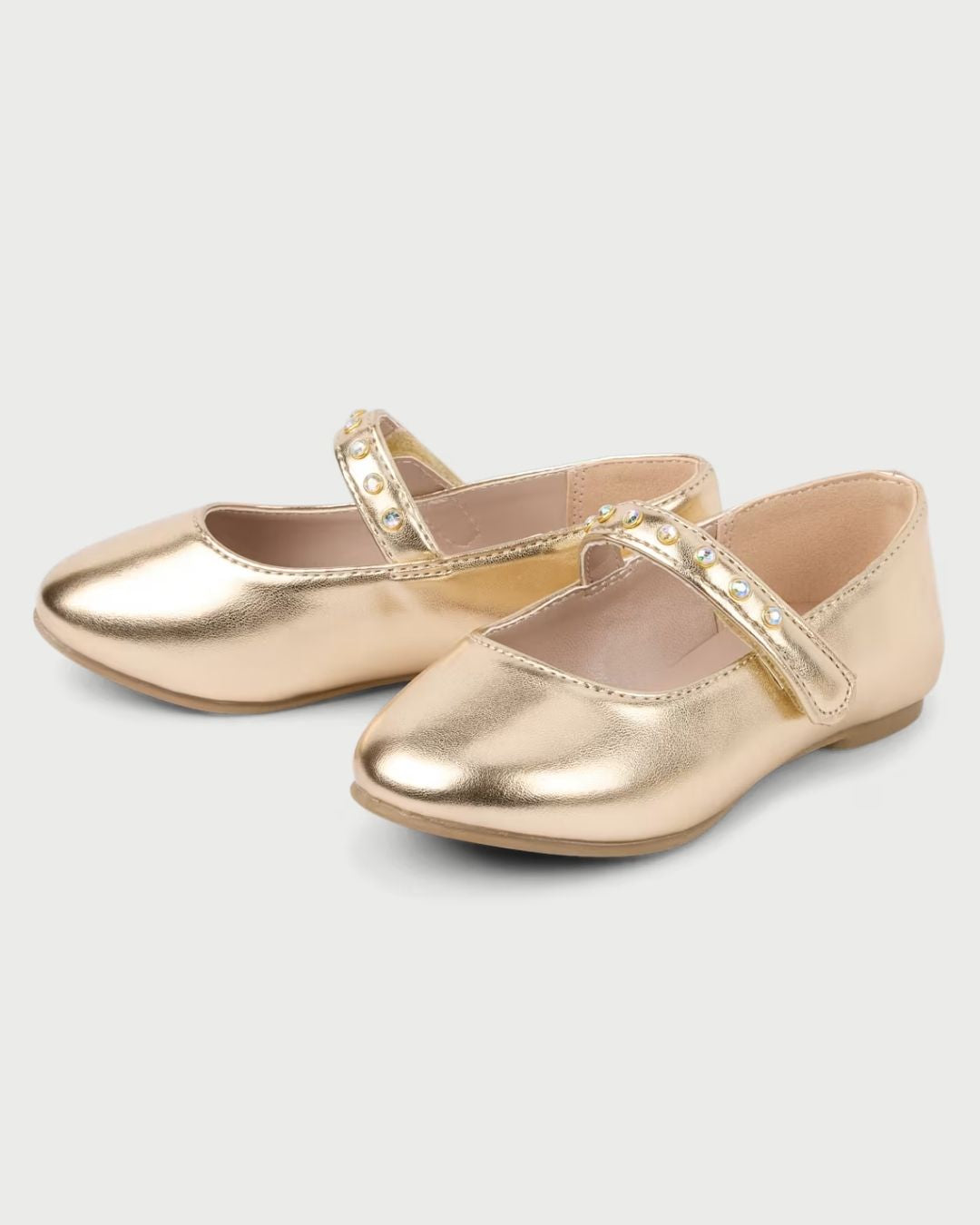 ZAPATOS DORADOS PLACE BRILLANTITOS