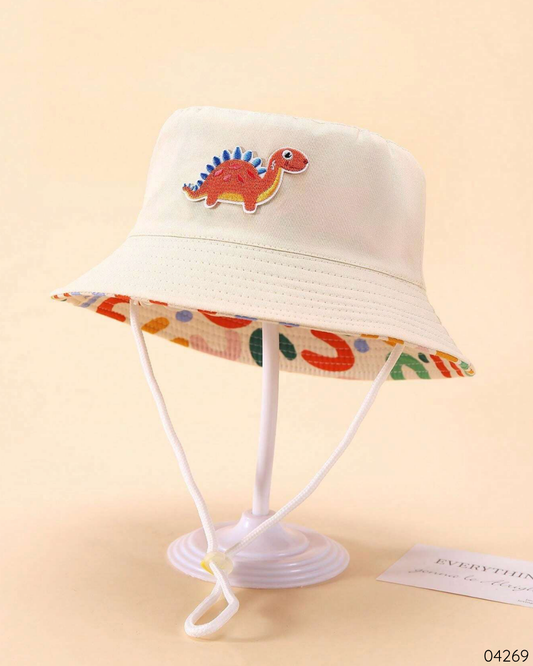 SOMBRERO DINOSAURIO ROJO