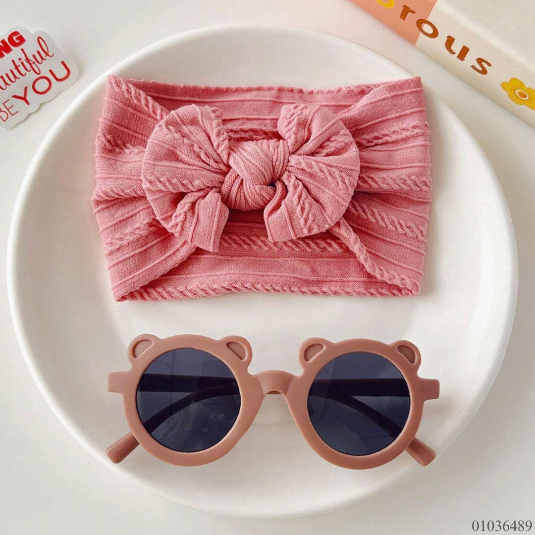 LENTES CON OREJAS VINCHA ROSA