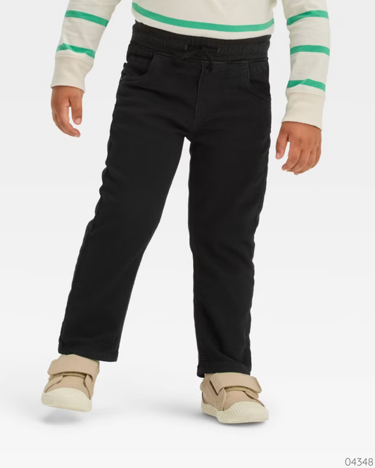 PANTALON PULL ON RECTO NEGRO CAT & JACK