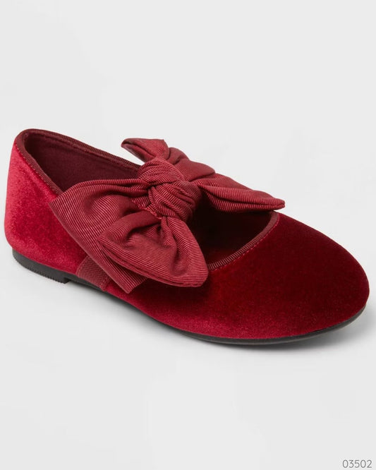 ZAPATOS ROJOS TERCIOPELO CAT&JACK