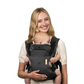 PORTABEBÉ FLIP LUXE 4 EN 1 INFANTINO - GRIS DETALLES DORADOS
 7-35 LIBRAS