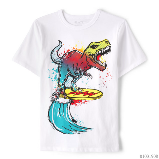 CAMISA BLANCA DINO COLORES