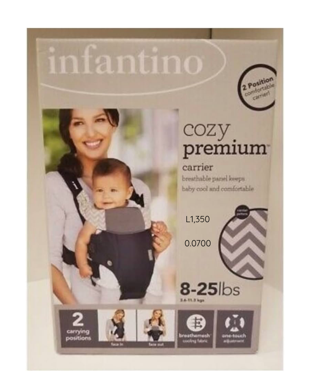 CARGADOR INFANTINO COZY PREMIUM